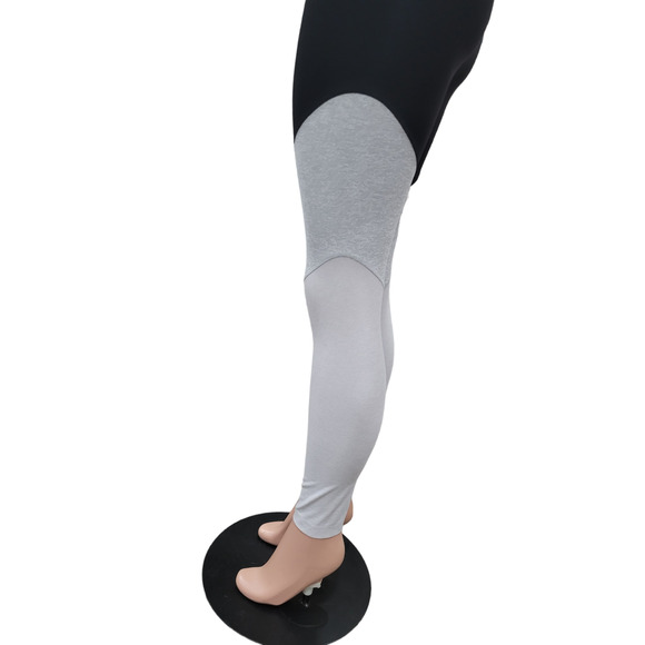 NWT Outdoor Voices Spring‎ 7/8 Colorblock Leggings - Black/White/Grey - Size M - Picture 9 of 16